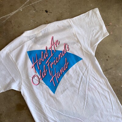 1989 VINTAGE TIFFANY 80s POP STAR SINGER T-SHIRT SZ S SCREEN STARS