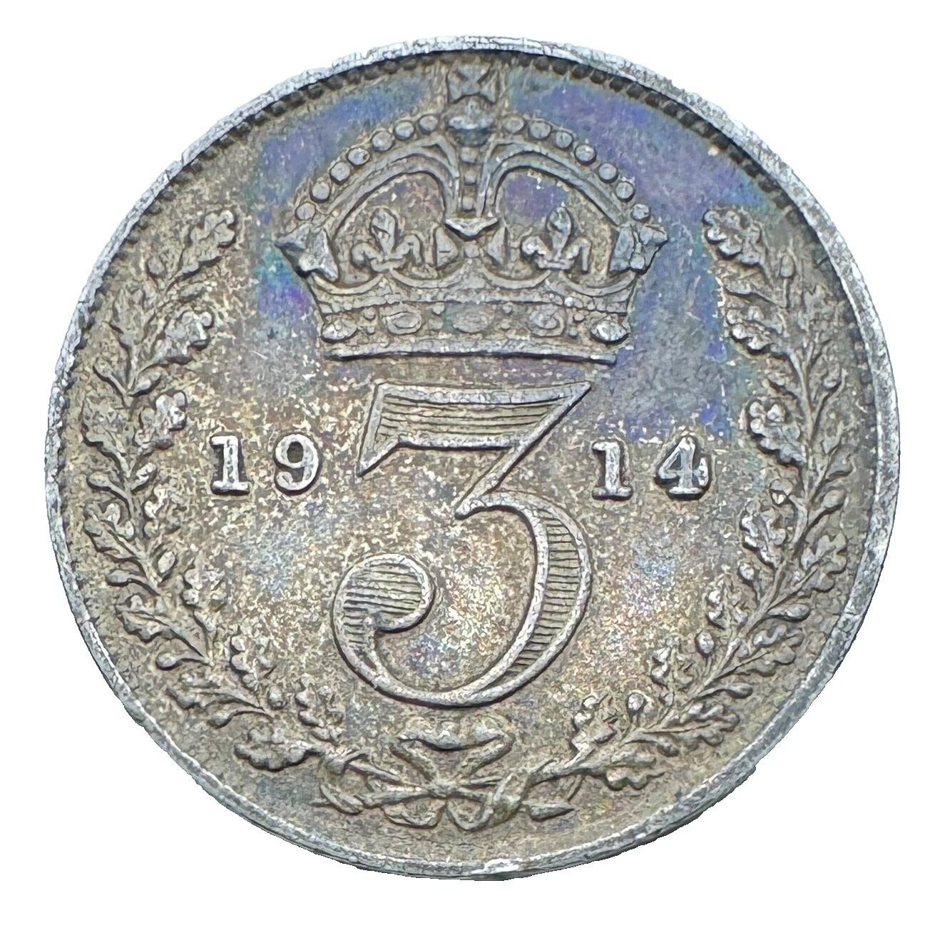 Silver 1914 Year UK Coins