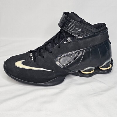 Nike Zoom Shox Elite Basketball Shoes Womens Size 12 Black