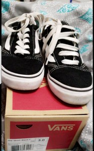 vans old skool black size 3