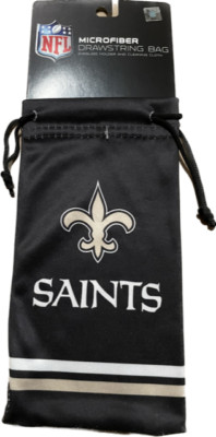 New Orleans Saints NFL Sunglass Eye Glass Drawstring Carry Bag Microfiber Case