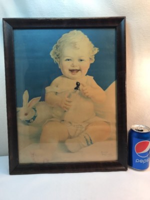 Vtg RARE 1930-40's Annie Benson Muller BABY with Bottle