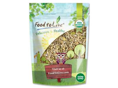 Organic Raw Superseed Mix with Chia, Flax, Hemp, Pumpkin, and Sunflower  Non-GMO