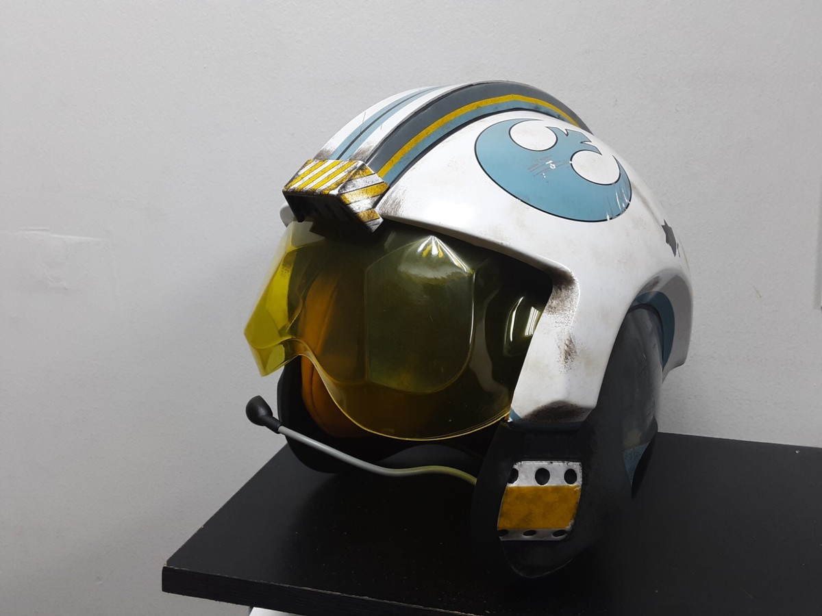 ANOVOS STAR WARS GENERAL MERRICK BLUE SQUADRON HELMET MASK
