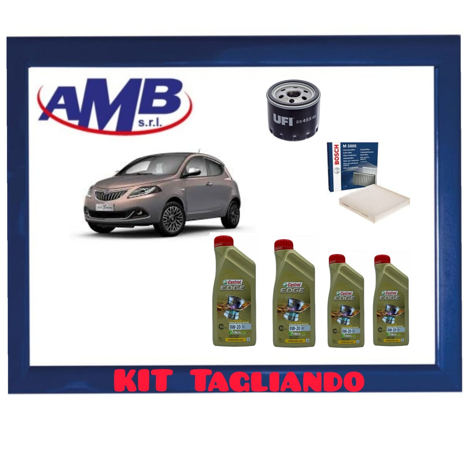 KIT TAGLIANDO LANCIA Y III(312) 1.0 MILD HYBRID 51KW/69CV
