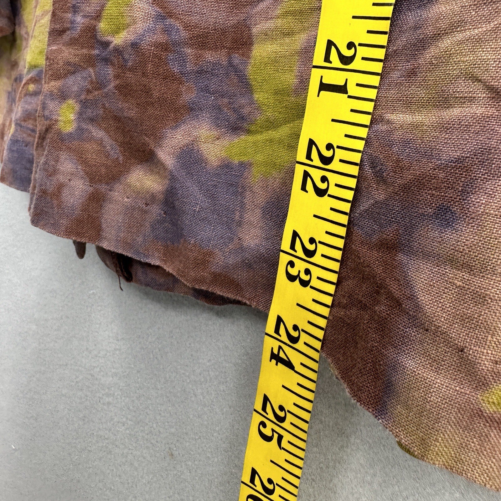 Habitat Clothes to Live in Blouse Womens M Linen Button Front Tunic