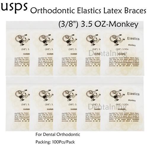 1000Pcs US Dental Orthodontic Rubber Bands Ortho Elastics Latex Braces 3.5 OZ - Picture 37 of 54
