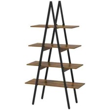 OFFERTA HOMCOM SCAFFALE LIBRERIA 4 LIVELLI STILE INDUSTRIAL 10KG/PIANO