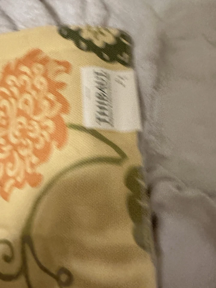 Thibaut Fabric Sample Waterlily Collection Mimosa 24” X 24” - Image 2 of 4