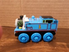 Thomas  Friends Wooden Railway Train Thomas Comes to Breakfast Engine VINTAGE