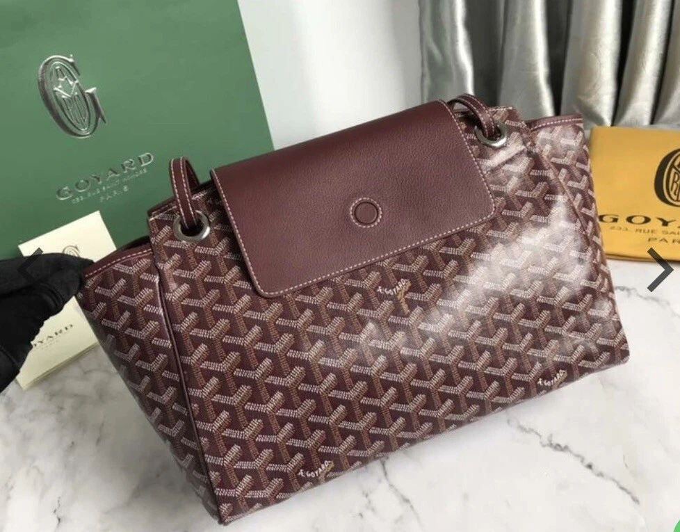Goyard Rouette Tote Bag Dark Red eBay