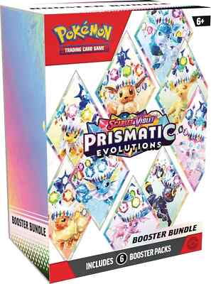 Pokemon TCG PRISMATIC EVOLUTIONS Bundle Box (6 Booster) - ENGLISCH