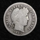 1905 Silver Barber Dime GOOD FREE SHIPPING