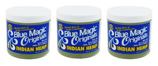 Blue Magic Originals Indian Hemp 3-Pack  12oz Herbal Hair Scalp Conditioner Bun