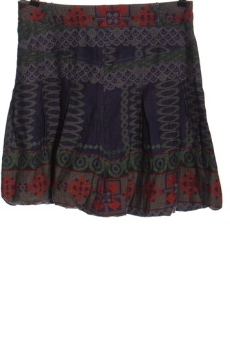 PROMOD Falda acampanada Mujeres Talla EU 36 lila-verde-rojo look casual - Imagen 5 de 5