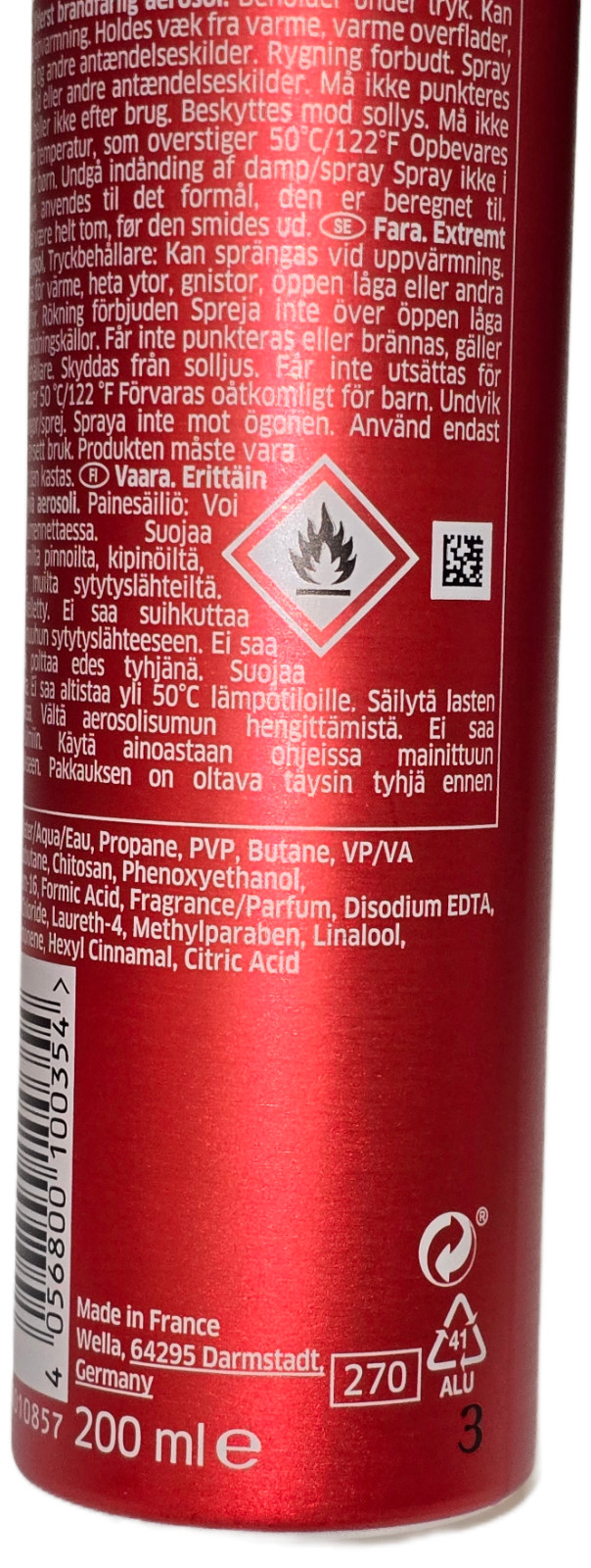 Wella Shockwaves Volume Hair Styling Mousse/Ultra Strong Hair Spray #5 PIck Your