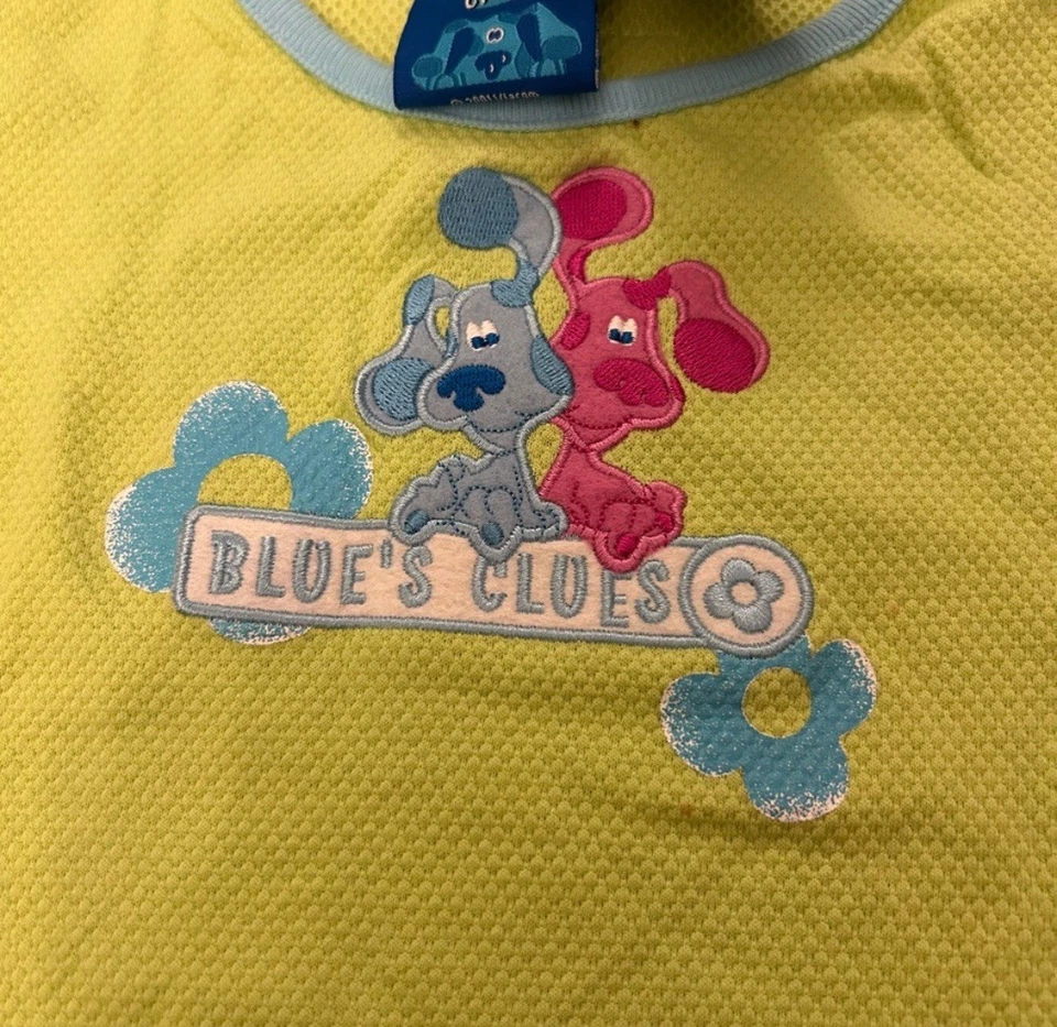 Blue’s Clues Y2K Novo com etiquetas Girl’s Top 4T Nick Jr - Imagem 4 de 4
