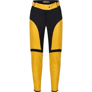 MotoGirl Fiona Ladies Motorcycle Motorbike Leather Trouser Yellow