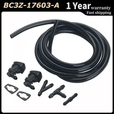 Windshield Washer Fluid Spray Nozzle Jet Hose Repair Kit For Ford F250 F350 F450