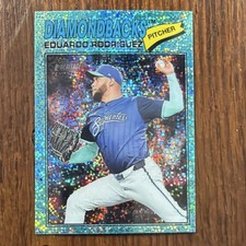 Topps 2024 Heritage Eduardo Rodriguez Diamondbacks Sparkle Parallel #288
