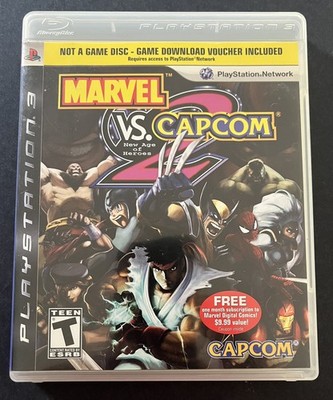 Marvel vs Capcom 2 - Playstation 3 PS3 - Code Expired - Complete CIB RARE GAME
