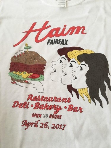 HAIM the band Canter's on Fairfax April 26, 2017 T-Shirt