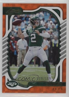 2022 Panini Absolute Orange Mosaic 119/199 Zach Wilson #99 0ud4