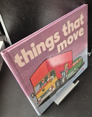 THINGS THAT MOVE A Ladybird Picture Word Book Hardback 1986 First Edition