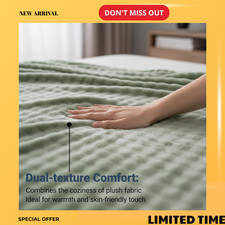 NEW Queen Grounding Blanket Grounding Sheet with Wristband Conductive Sleep Mat