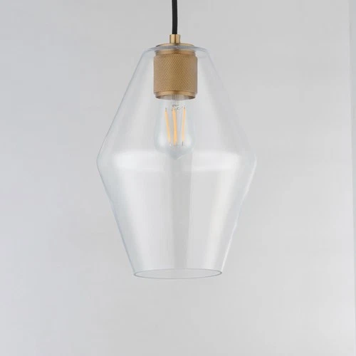 Maxim 21335CL Geode 9"W Mini Pendant - Black - Picture 8 of 9