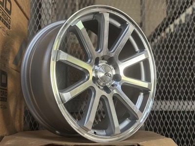 New 18x8 ET38 AD WHEEL D2733 (4 Wheel) 5x114.3 fit Honda Toyota Mazda Silver