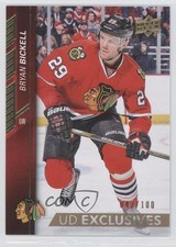 2015-16 Upper Deck UD Exclusives 42/100 Bryan Bickell #39 0a1