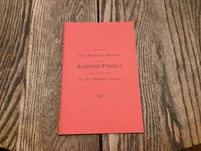 1993 History Aurand Family 1725-1900 Mifflinburg Beaver Springs Area PA