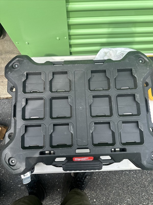 Milwaukee PACKOUT Dolly 24" x 18" Black Multi-Purpose Utility Tool Cart - 1 PK