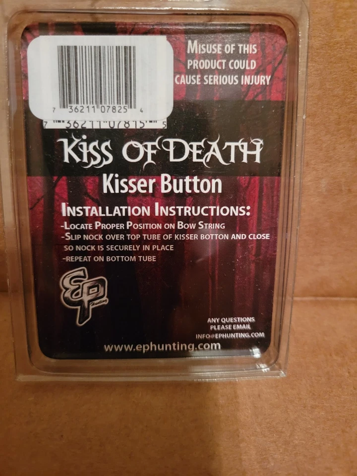 EP Kiss Of Death Kisser Button New In Package - Image 3 of 4