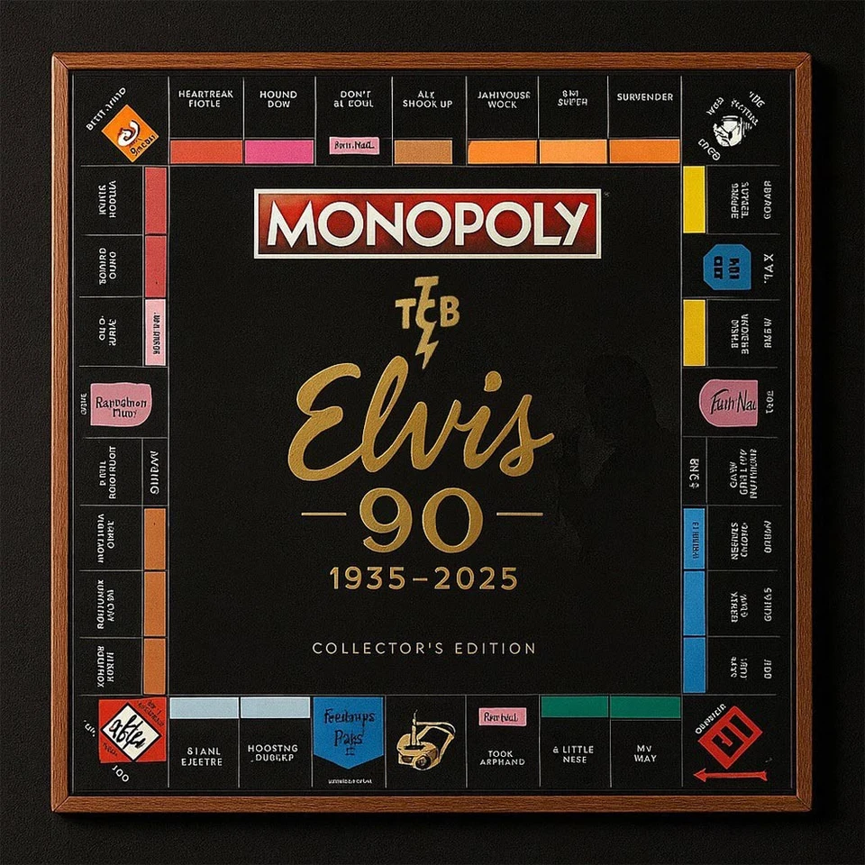 for Monopoly Elvis King of Rock and Roll Edition Board Game Party Card Games - Image 4 of 4