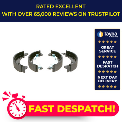 Brake Shoes Set fits TOYOTA YARIS/VITZ NSP131 1.5 17 to 20 2NR-FKE Genuine Bosch