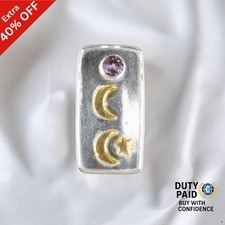 Amethyst Stone Handcrafted Band Statement Engagement Ring 925 Sterling Silver