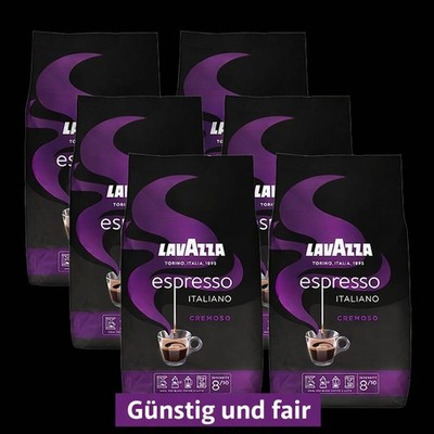 6x Lavazza Espresso Italiano Cremoso  Mhb 2028