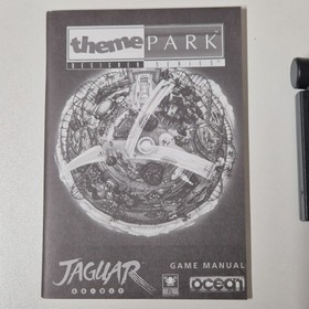 Theme Park - Original Official Atari Jaguar Console Game Protective Case