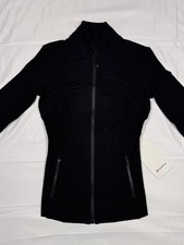 Lululemon Define Jacket Women  s Size 2 Black Full Zip NWT 130 Retail