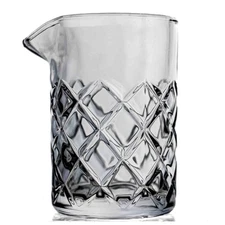 Cocktail Mixing Glass - Bar Mixing Pitcher for Stirring Drinks - 1/4-inch Thick