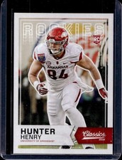 2016 Panini Classics Hunter Henry RC Blue Back Rookie #232 Razorbacks