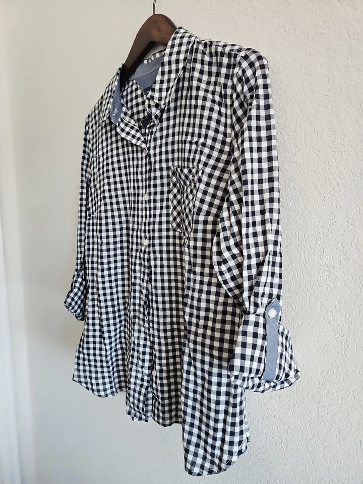 Camisa para mujer Tommy Hilfiger manga larga Heritage talla pequeña Foto 4 de 4