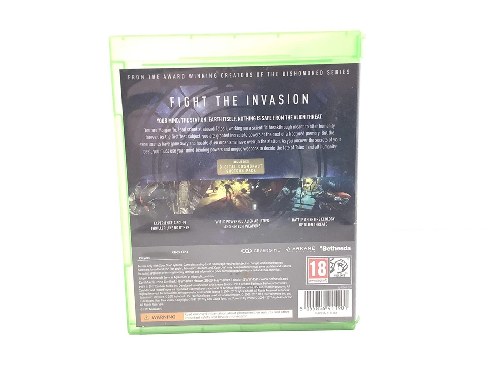 JUEGO XBOX ONE PREY DAY ONE XBOXONE 20383814, foto 2 de 5