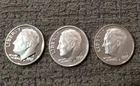 1992 S 1994 S 1998 S (all Silver) Roosevelt Dime Proof - BU Condition