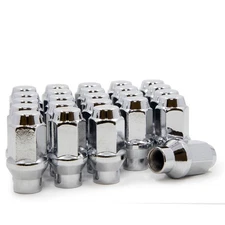24 Chrome ET Style Conical Lug Nuts 12x1.25