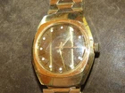 VINTAGE ESTATE SEIKO MENS GOLD TONE WRISTWATCH WORKS WIND UP