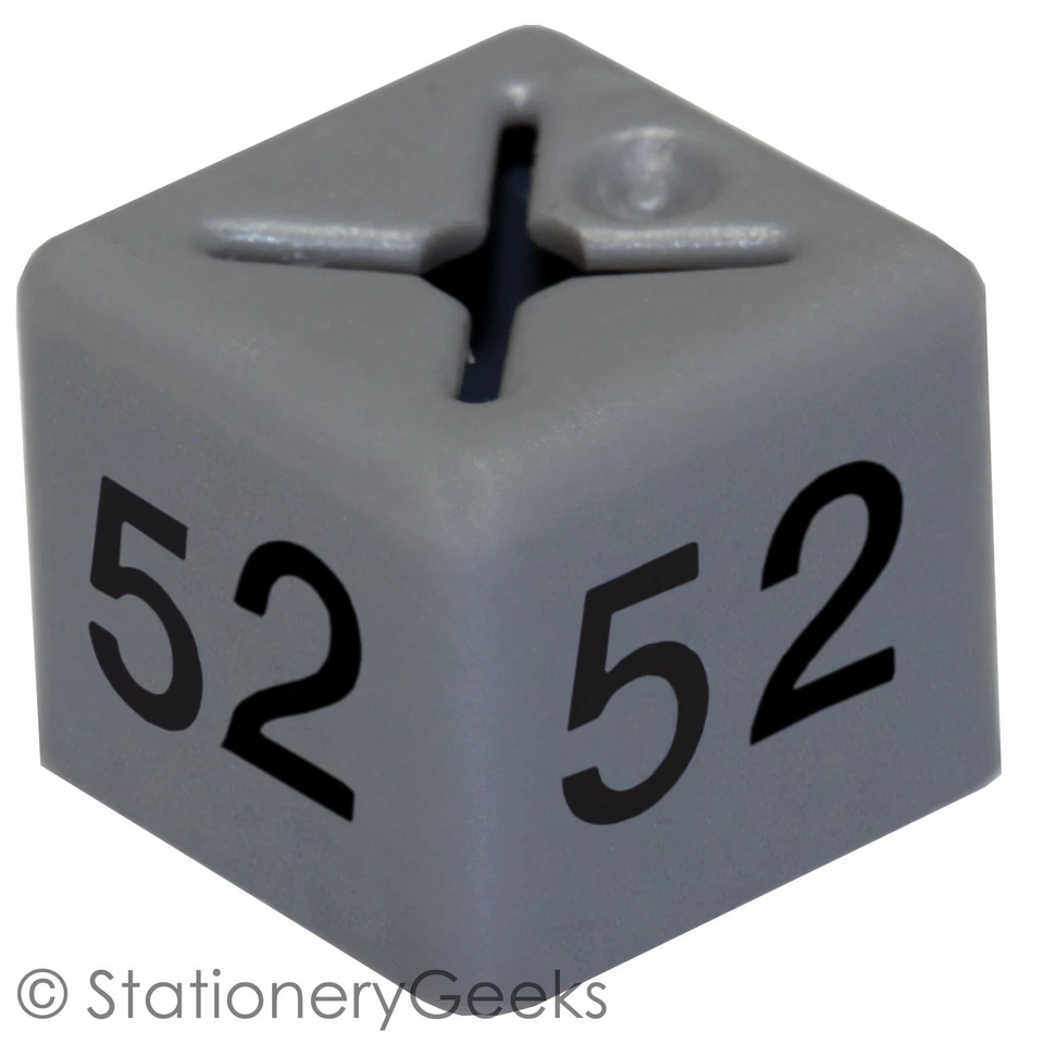 CUBEX 50 Coat Hanger Size Cubes Womenswear Size 52 GREY Garment Clothes Marker UK