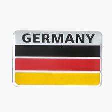 Emblema alluminio adesivo GERMANIA Germany per auto automobile GRY6